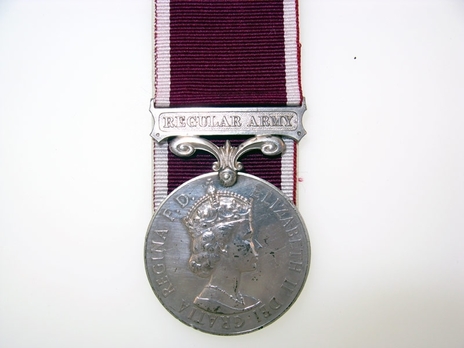 Silver Medal (for Regular Army, 1953-1954) Obverse