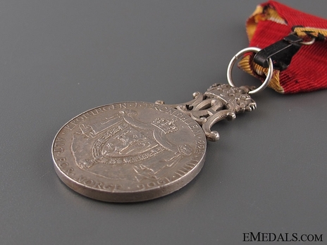 Coronation Medal 1906 in Silver Reverse