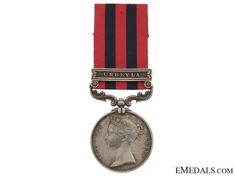 Silver Medal (with "UMBEYLA" clasp) Obverse