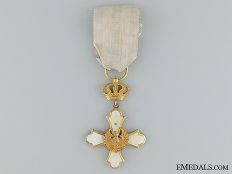 Order of the Phoenix, Type II, Military Division, Knight's Cross, in Gold Obverse