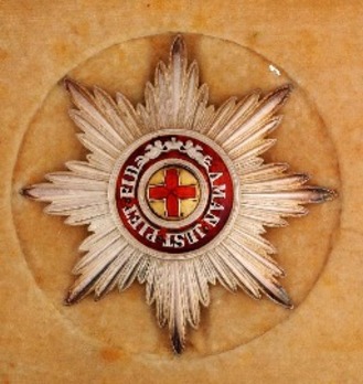 Order of St. Anne I & II, Type II, Civil Division, Class Breast Star, by A. Keibel (in silver)