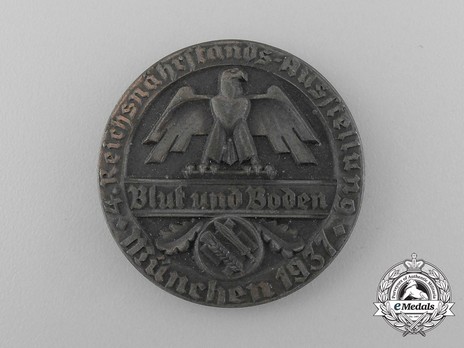 Exhibition Badge Munich, 1937 (frischquarg mager version) Obverse