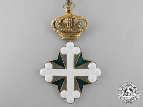 Order of St Maurice and St. Lazarus, Commander Cross (in gilt) Obverse