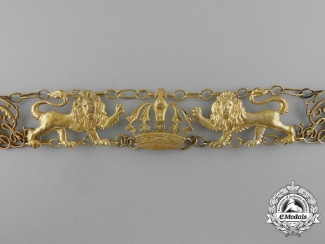 Royal Guelphic Order, Gold Collar (in gold) Obverse Detail