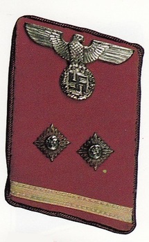 NSDAP Ober-Bereitschaftsleiter Type IV Gau Level Collar Tabs Obverse