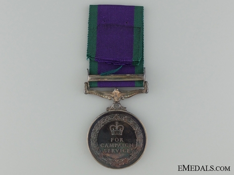 Silver Medal (with "MALAY PENINSULA" clasp) Reverse