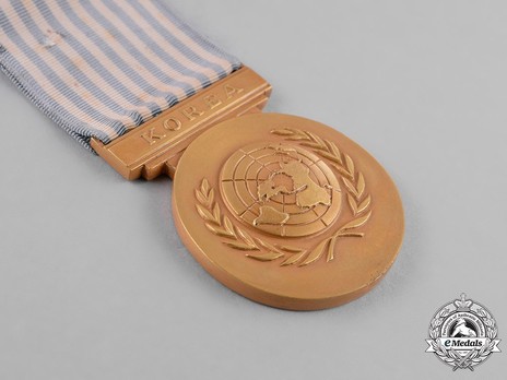 United Nations Service Medal for Korea Reverse
