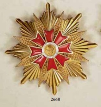 Order of the Thousand Hills, Grand Cross Breast Star