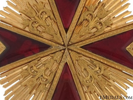 Grand Cross Breast Star (with bronze gilt) Obverse Detail