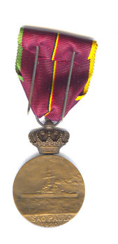 Commemorative Medal for the Royal Voyage to Brazile Reverse