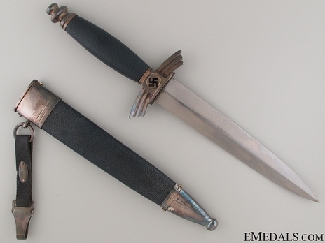DLV Flyer's Knife by P. Weyersberg Obverse with Scabbard