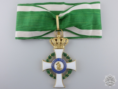 Albert Order, Type II, Civil Division, I Class Commander (in silver gilt) Obverse