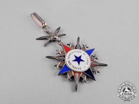National Order of the Leopard, Military Division, Commander (1966-1977, 1997-) Reverse