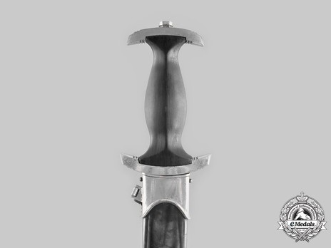 Allgemeine SS M36 Chained Service Dagger Reverse Hilt Detail