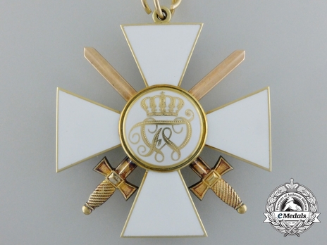 Order of the Red Eagle, Type V, Military Division, I Class Cross (in gold) Reverse