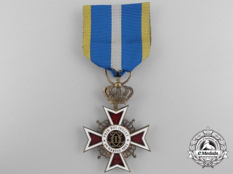 Order of the Romanian Crown, Type I, Knight's Cross Obverse