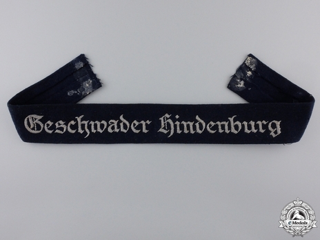 Luftwaffe Geschwader Hindenburg Cuff Title (Officer version) Obverse