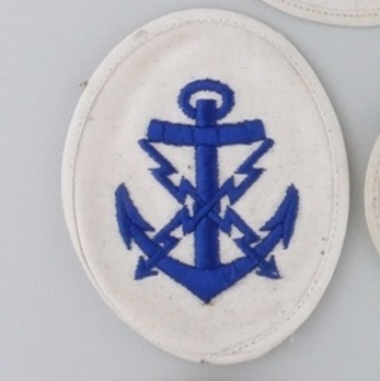 Kriegsmarine Maat Teletypist Insignia (embroidered) Obverse