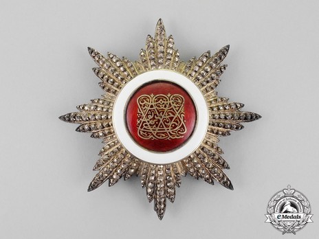 Order of the Brilliant Star of Zanzibar, Type IV, I Class Breast Star Obverse
