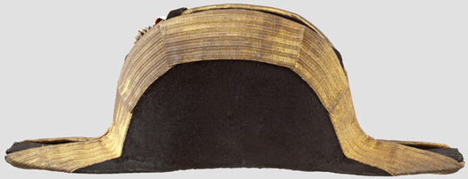 Kriegsmarine Admiral & Commodore Ranks Naval Fore-and-Aft Hat Left