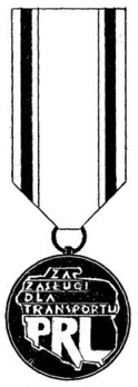 Decoration for Merit in the Transportation Industry, III Class Obverse