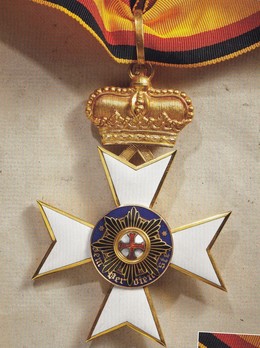 Order of Merit, Civil Division, I Class Cross (1896-1918 version, in gold) Obverse