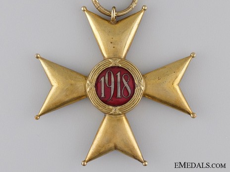 Order of Polonia Restituta, Commander with Star (1921-1939) Reverse