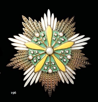 Grand Order of the Orchid Blossom, Grand Cordon Breast Star