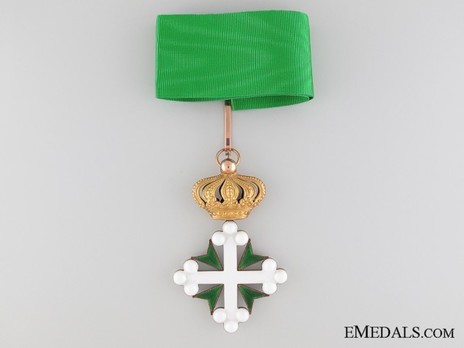 Order of St Maurice and St. Lazarus, Commander Cross (in gold) Obverse