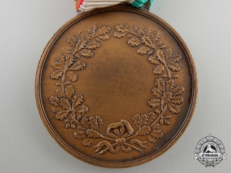 Medal of Civil Valour, in Bronze Reverse