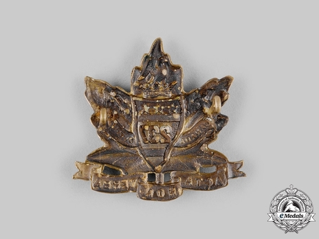237th Infantry Battalion Other Ranks Cap Badge Reverse