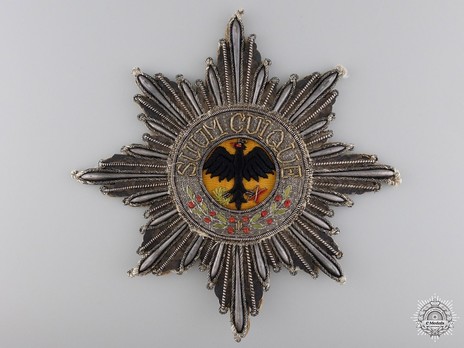 High Order of the Black Eagle, Breast Star (embroidered) Obverse