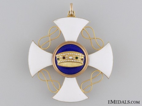Order of the Crown of Italy, Grand Cross Obverse