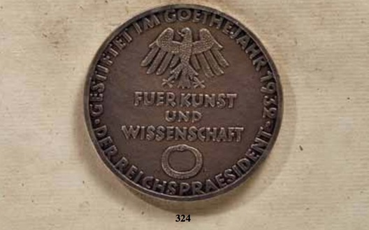 Goethe Medal for Art and Science (1st pattern)