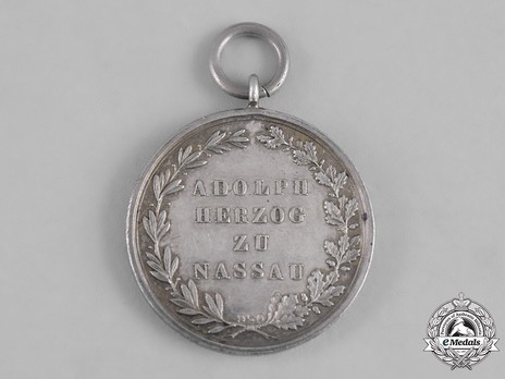 Civil Merit Medal, Type I, in Silver Reverse