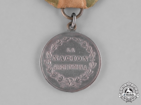 Chaco Campaign Medal, Silver Medal Reverse