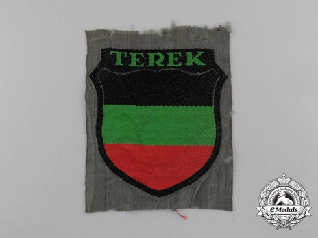 German Army Terek Cossacks Sleeve Insignia (1st version) Obverse