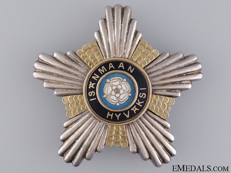 Order of the White Rose, Type I, Civil Division, I Class Commander Breast Star