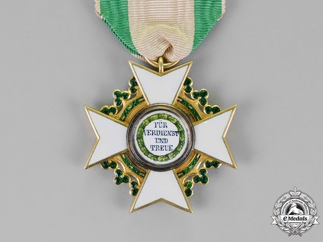 Order of Merit, Type II, Civil Division, I Class Knight (in gold) Reverse