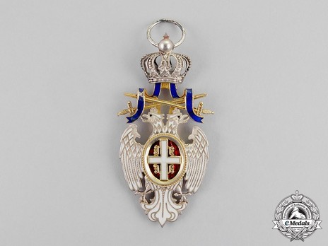 Order of the White Eagle, Type II, Military Division, V Class Obverse
