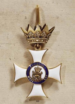 Order of Military Merit, Type III, Knight's Cross (1892-1914 version) Reverse