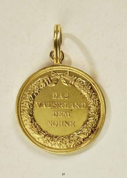 Civil Merit Medal, in Gold Reverse