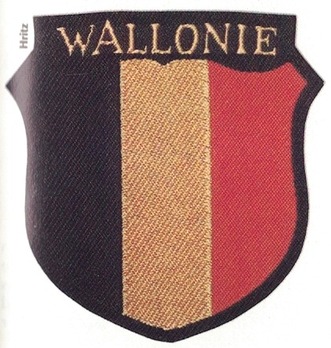 German Army Wallonia Sleeve Insignia Obverse