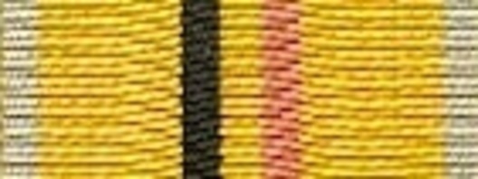 Gold Medal (for Civilians, 1955-1960) Ribbon