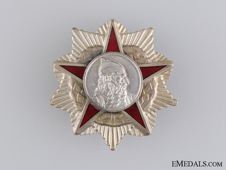 Order of Skanderbeg, II Class (pinback) Obverse