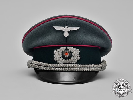 German Army Veterinary Officer's Visor Cap Front