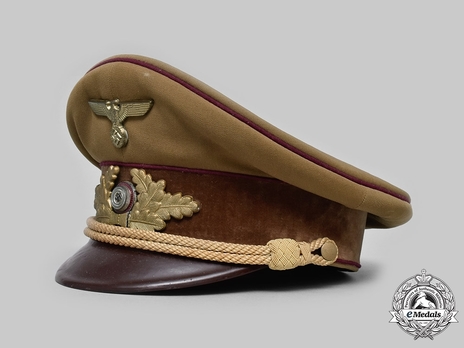 NSDAP Gauleitung Visor Cap M39 Profile