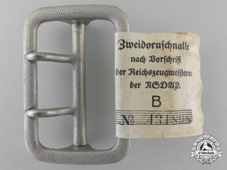 SA Double Open-Claw Buckle (silver version) Obverse