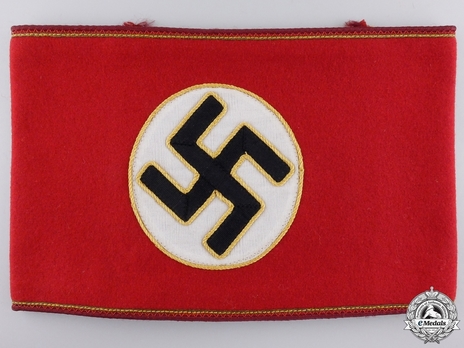 NSDAP Mitarbeiter Type II Gau Level Armband Obverse