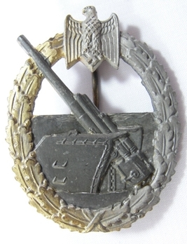 Coastal Artillery War Badge, by R. Souval Obverse